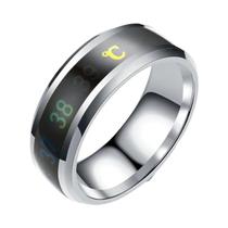 Anel de Casamento com Sensor Inteligente - Medição de Temperatura Corporal à Prova D'água