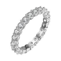 Anel de Casamento Feminino com Zircônia Cúbica Verde e Branca - Joia para Festa e Presente de Aniversário Anel de Casamento Feminino com Zircônia Cúbica Verde e Branca - Joia para Festa e Presente de Aniversário