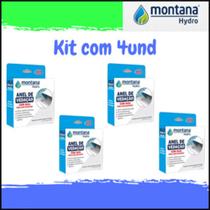 Anel de Cera Vedação com Guia Azul kit com 4 unids Montana Hydro