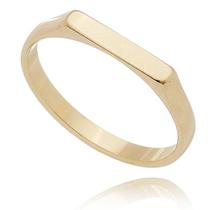 Anel De Chapinha Feminino Banhado a Ouro 18k em 10 camadas