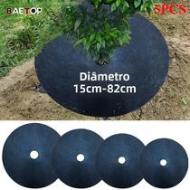 Anel De Cobertura Para Árvores Em Tecido Não Tecido De 15cm-82cm, Barreira Contra Ervas Daninhas,
