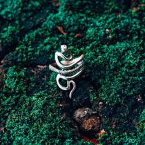 Anel de Cobra Em Prata - 93457