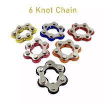 Anel De Corrente Flippy Chain Anti Estresse Sensorial 6 Nós
