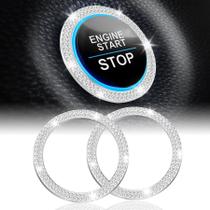 Anel de decoração Car Engine Start Stop LivTee Crystal x2