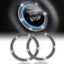 Anel de decoração Car Engine Start Stop LivTee Crystal x2