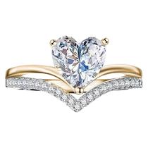 Anel de diamante cheio de prata brilhante Pedras geométricas coloridas Anel de diamante feminino