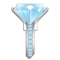 Anel de diamante House Key Blank Lucky Line SC1 1 chave