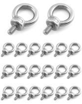 Anel de elevação de ombro Eye Bolt QWORK em aço inoxidável M6 x 12 mm