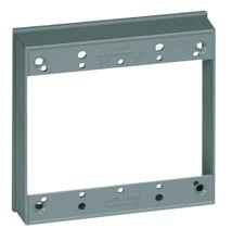 Anel de extensão Sigma Electric 14323 2-Gang cinza à prova de intempéries