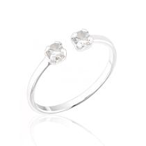 Anel De Falange Em Prata 925 Pedra Glass De Zirconia Anel De Falange Em Prata 925 Pedra Glass De Zirconia
