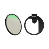Anel De Filtro Magnético Para Smartphone De 72mm Com Suporte Cold Shoe E Lentes CPL ND GND Para