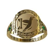 Anel de Formatura Corretor de Imóveis em Ouro 18K Anel de Formatura Corretor de Imóveis em Ouro 18K