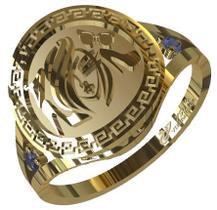 Anel De Formatura De Designer de Moda Em Ouro 18k