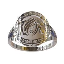 Anel De Formatura De Designer de Moda Em Prata 950k Anel De Formatura De Designer de Moda Em Prata 950k