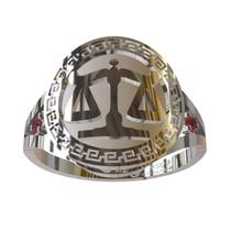 Anel De Formatura De Direito Em Prata 950k