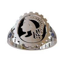 Anel De Formatura De Engenharia Civil Em Prata 950k