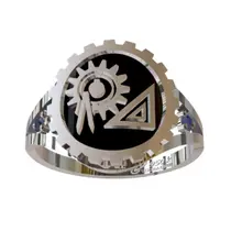 Anel De Formatura De Engenharia de Produção Em Prata 950k Anel De Formatura De Engenharia de Produção Em Prata 950k