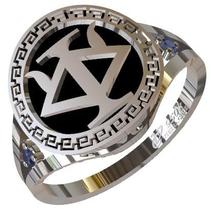 Anel De Formatura De Recursos Humanos Em Prata 950k