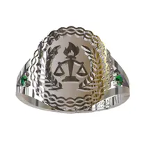 Anel De Formatura De Serviço Social Em Prata 950k Anel De Formatura De Serviço Social Em Prata 950k