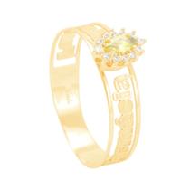 Anel de Formatura em Ouro 18K Farmácia com Zircônia - AU11538