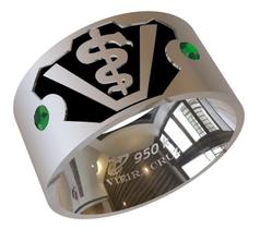 Anel de Formatura em Prata de Medicina Veterinária Anel de Formatura em Prata de Medicina Veterinária