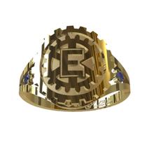 Anel de Formatura Engenharia Mecânica em Ouro 18K