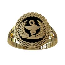 Anel de Formatura Farmácia em Ouro 18K