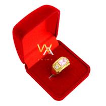 Anel de formatura pedra Rosa Turmalina ( Ciências Contábeis )