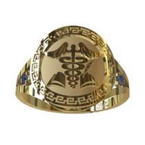 Anel de Formatura Secretariado Executivo em Ouro 18K