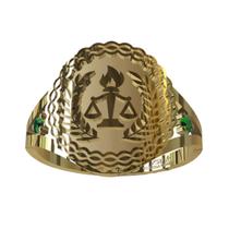 Anel de Formatura Serviço Social em Ouro 18K