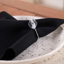 Anel de Guardanapo Dourado e Prateado para Mesa Posta Kit 6 Peças Anel de Guardanapo Dourado e Prateado para Mesa Posta Kit 6 Peças