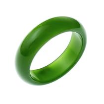 Anel de jade BJIMIDTI verde natural Hetian Jade tamanho 7 para mulheres Anel de jade BJIMIDTI verde natural Hetian Jade tamanho 7 para mulheres