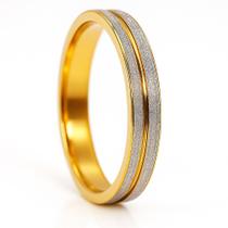 Anel De Luxo Compromisso Ouro 18k 4mm Tradicional Tungstenio Noivado Casamento Anatomico Casal Nfe Anel De Luxo Compromisso Ouro 18k 4mm Tradicional Tungstenio Noivado Casamento Anatomico Casal Nfe
