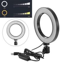 Anel de Luz LED 16 cm + Tripé