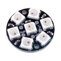 Anel De Luz LED RGB WS2812B 5050 Com Drivers Integrados Para Arduino Raspberry Pi 7 8 12 16 24 60