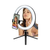 Anel de Luz LED Selfie 10 Polegadas - Regulável, para Fotografia e Vídeo