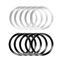 Anel De Metal Magnético Universal Em Aço Inoxidável Para Carregador Sem Fio Magsafe E Suporte De