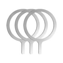 Anel De Metal Magnético Universal Em Aço Inoxidável Para Carregador Sem Fio Magsafe Suporte Para