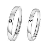 Anel de namoro Sun and Moon Envio em até 24h