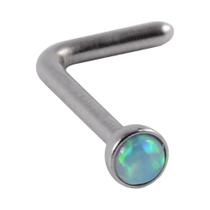 Anel De Nariz Em Cristal Opal Com Forma De Coração E Estrela, Suporte De Retentor Em Aço Cirúrgico