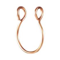 Anel De Nariz Falso Em Forma De U, Anéis De Septo Em Aço Inoxidável, Joias Para Piercing No Nariz