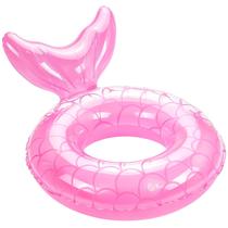 Anel de natação MoKo inflável com design de rabo de peixe para crianças rosa Anel de natação MoKo inflável com design de rabo de peixe para crianças rosa
