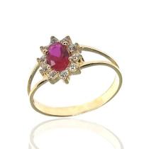 Anel de ouro 18 K Pedras Zirconia . - Elegancy Joias Anel de ouro 18 K Pedras Zirconia . - Elegancy Joias