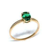 Anel de ouro 18 k Solitario