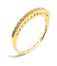 Anel de ouro 18k Anel fino