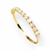 Anel de ouro 18k aparador meia aliança Anel de ouro 18k aparador meia aliança
