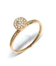 Anel de ouro 18k Chuveiro