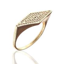 Anel de ouro 18k Com Pedras