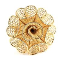 Anel de ouro 18k Flor Grande