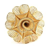 Anel de ouro 18k Flor Grande
